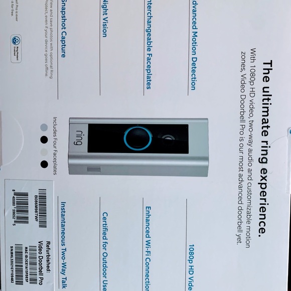 Ring Video Doorbell Pro - Hardwired Ultra Slim Design w/Advance Features - Picture 2 of 8